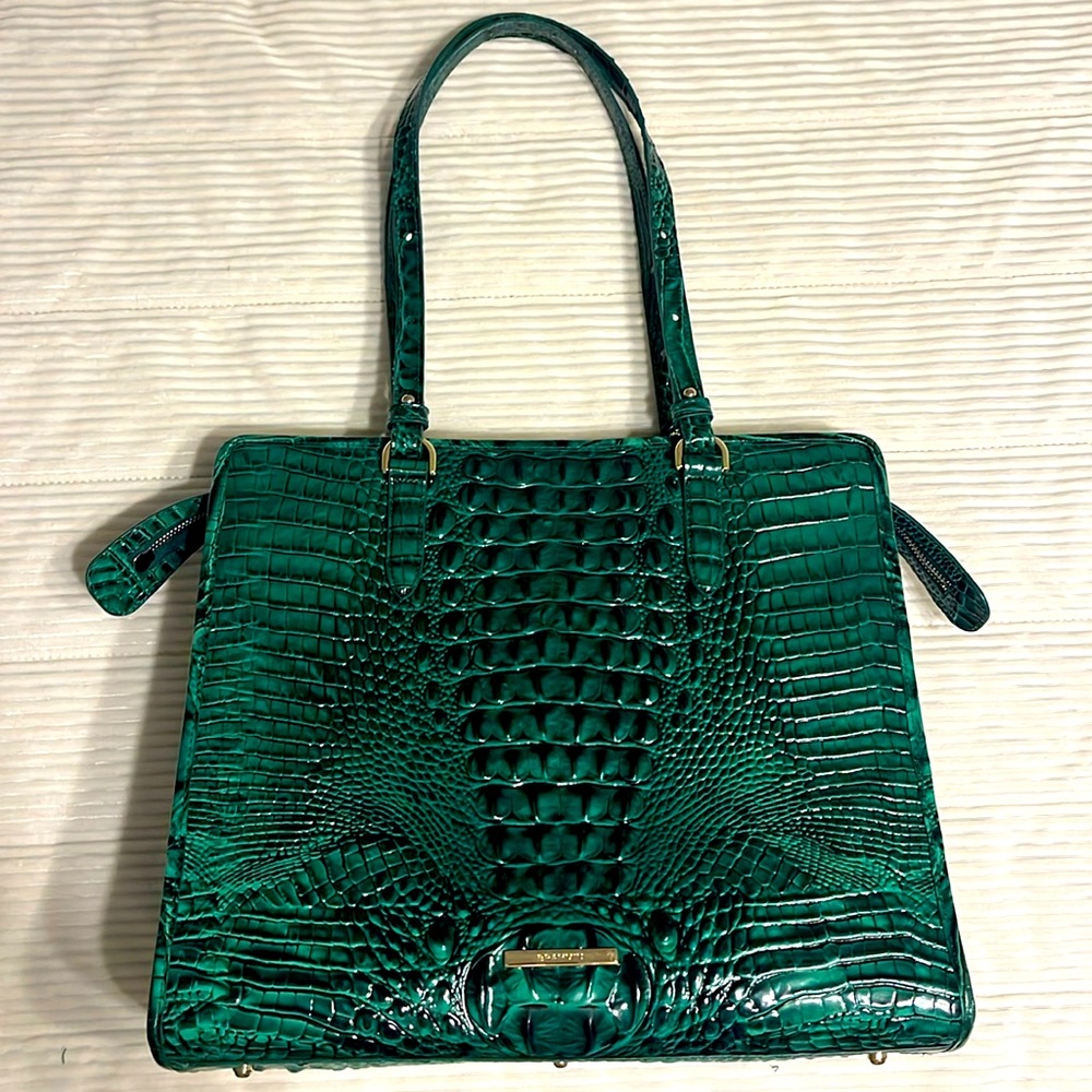 Emerald Green Brahmin Handbag